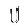 Deltaco GAM-190 gaming-headset proteinleer 3,5 mm kabel zwart