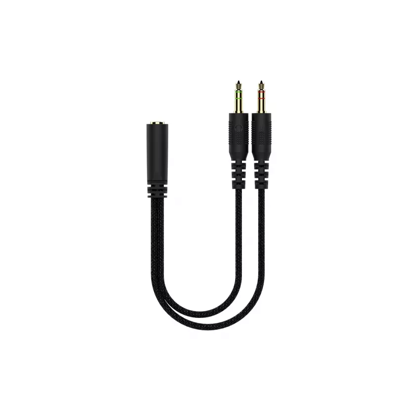 Deltaco GAM-190 gaming-headset proteinleer 3,5 mm kabel zwart