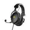 Deltaco GAM-190 gaming-headset proteinleer 3,5 mm kabel zwart