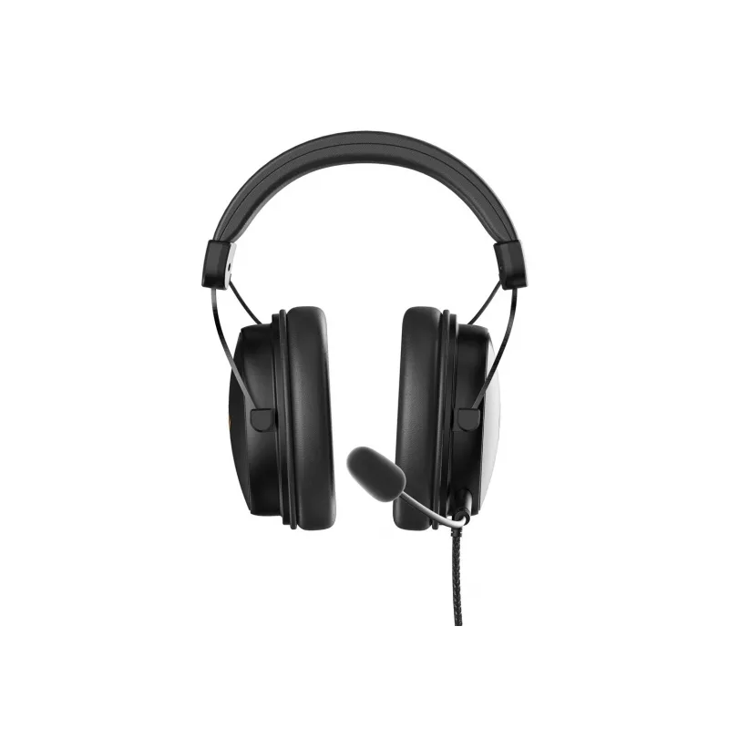Deltaco GAM-190 gaming-headset proteinleer 3,5 mm kabel zwart