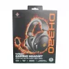 Deltaco GAM-190 gaming-headset proteinleer 3,5 mm kabel zwart