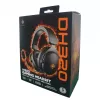 Deltaco GAM-190 gaming-headset proteinleer 3,5 mm kabel zwart