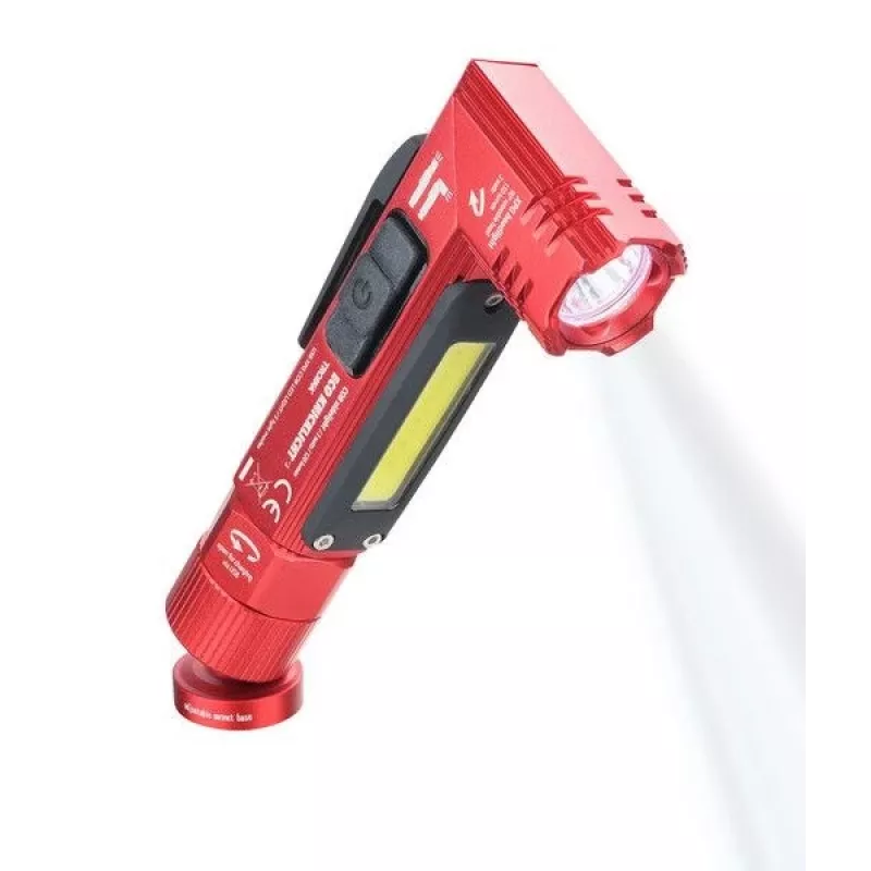 TROIKA zaklamp ECO KNICKLICHT rood (TOR55/RD)