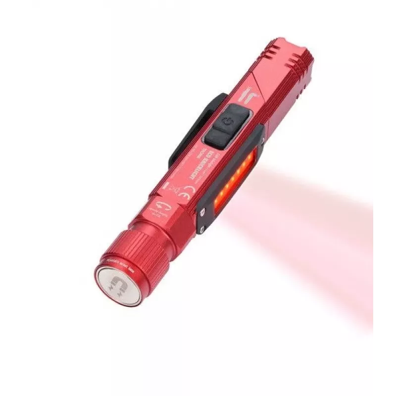 TROIKA zaklamp ECO KNICKLICHT rood (TOR55/RD)