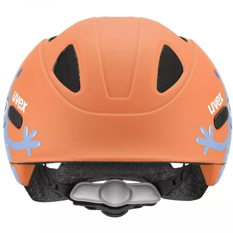 Kinderfietshelm UVEX Oyo Style – maat 50–54 cm, kleur Monster Papaya (mat)