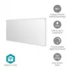 Nedis SmartLife HTIP700WTW infrarood verwarmingspaneel, 700 W, wit