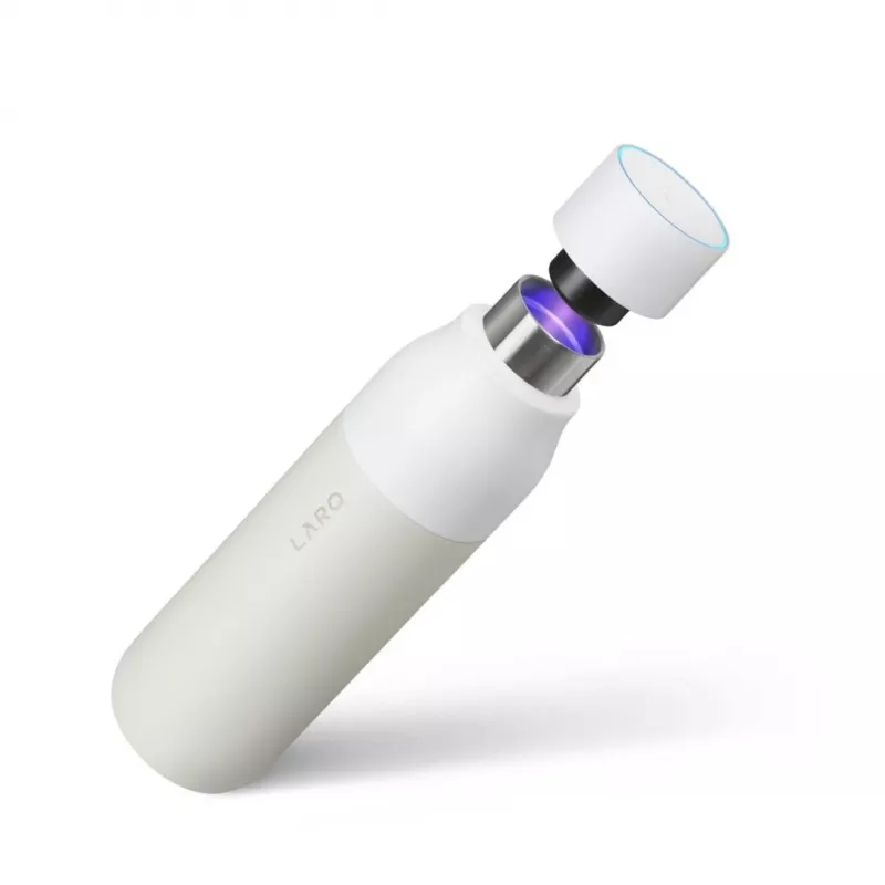 LARQ Bottle PureVis - zelfreinigende fles, UV-C-licht 500ml (granite white)