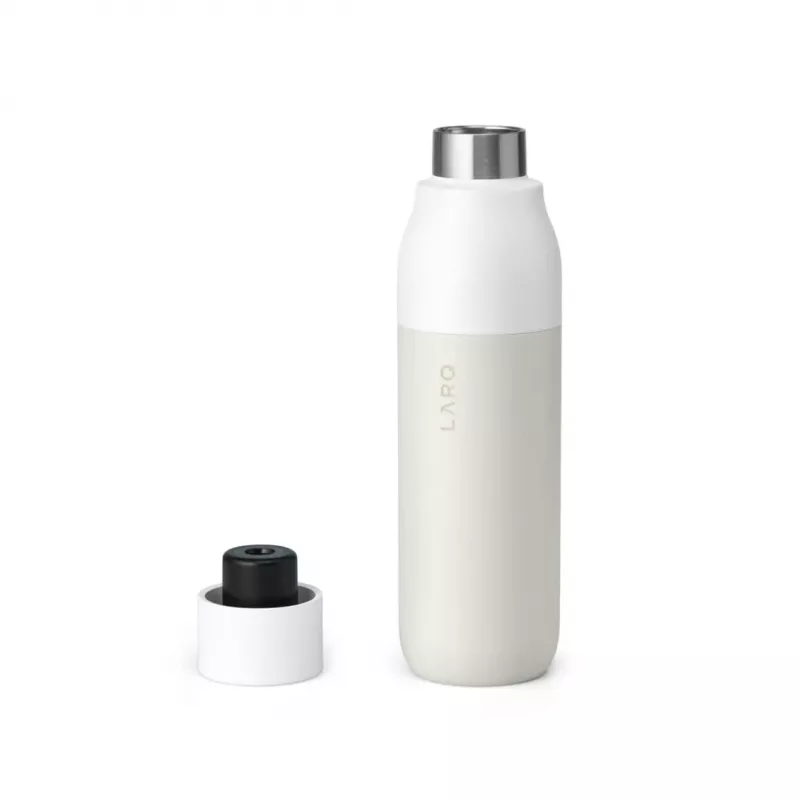 LARQ Bottle PureVis - zelfreinigende fles, UV-C-licht 500ml (granite white)