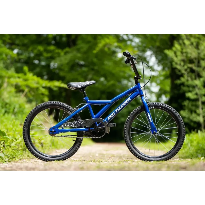 Huffy HX PRO 20 BMX-fiets aluminium, zwart-blauw (53000W)