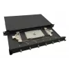 helos glasvezel 19 lasdoos 6 x LC/APC duplex OS2, lasgereed, zwart