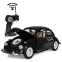 Jamara VW Beetle RC Diecast 1:18 zwart 27 MHz – op afstand bestuurbare elektrische RC-auto