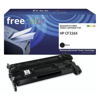 freecolor toner HP 26X CF226X HC zwart gereviseerd – gereviseerd – compatibel