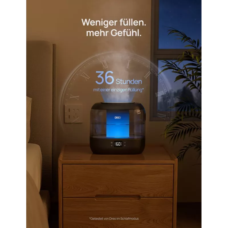 Dreo - luchtbevochtiger 420S 4L, 36h, 420 - smart