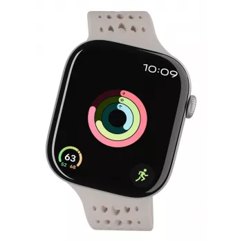 Decoded Silicone Ares O Band – siliconenband voor Apple Watch 40/42 mm (clay)