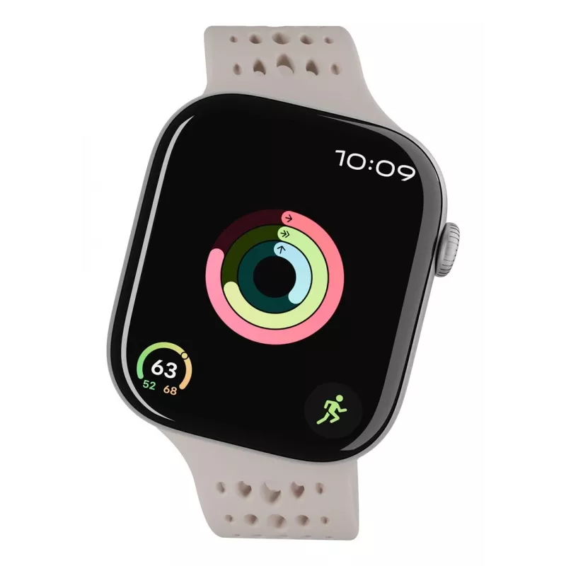 Decoded Silicone Ares O Band – siliconenband voor Apple Watch 40/42 mm (clay)