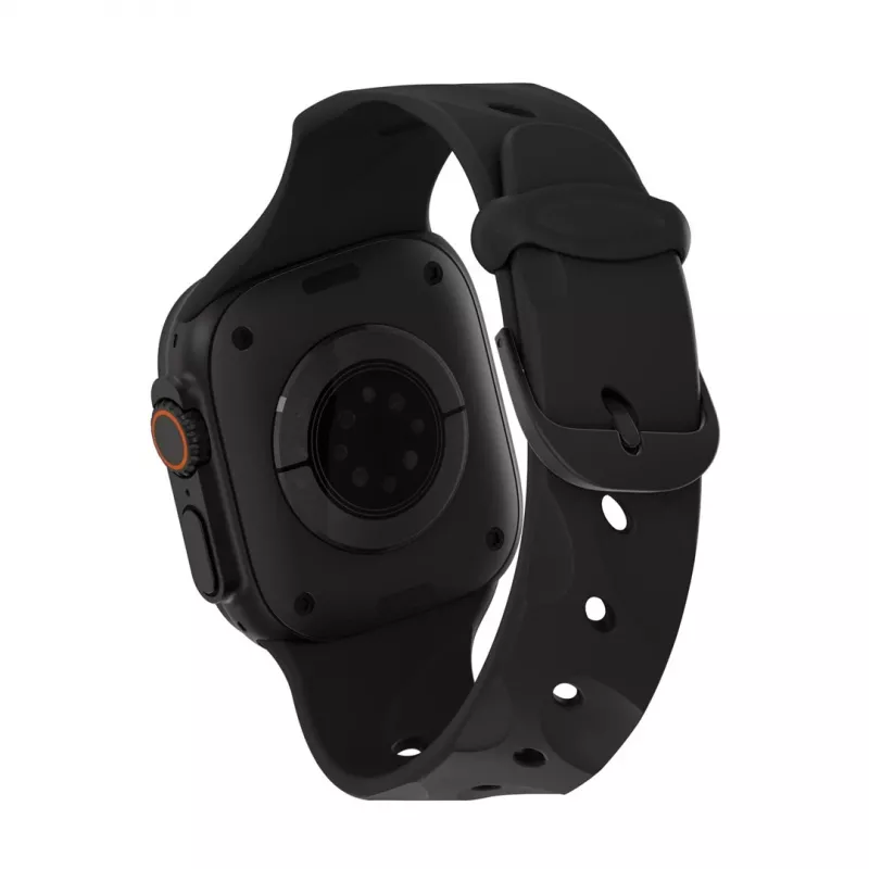 Decoded Silicone Ares Splice Band - siliconenband voor Apple Watch 40/42 mm (zwart)