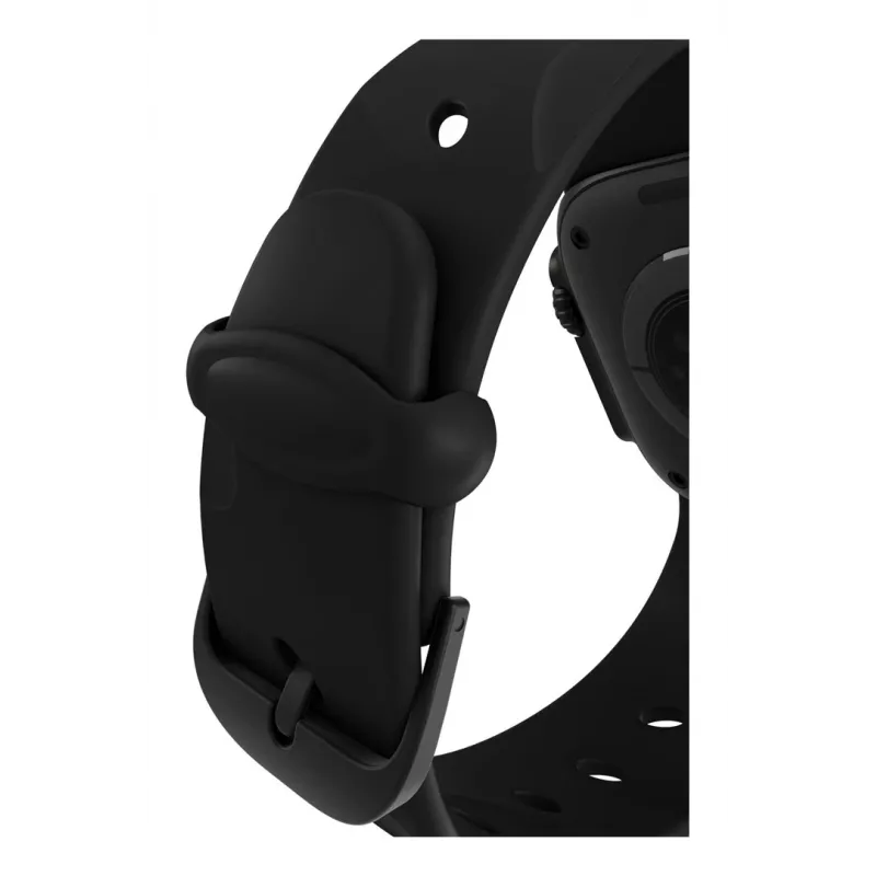 Decoded Silicone Ares Splice Band - siliconenband voor Apple Watch 40/42 mm (zwart)