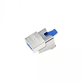 SmartKeeper NC13PKDB 5 x LAN-kabelslot 2 met 1 x slotensleutel Basic donkerblauw SLSART-0310 SLSART0310 (SLSART-0310)