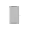 Rackkast wandmontage 19 inch 12HE 540x350 grijs glazen deur (flat pack)