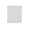 Rackkast wandmontage 19 inch 12HE 540x350 grijs glazen deur (flat pack)
