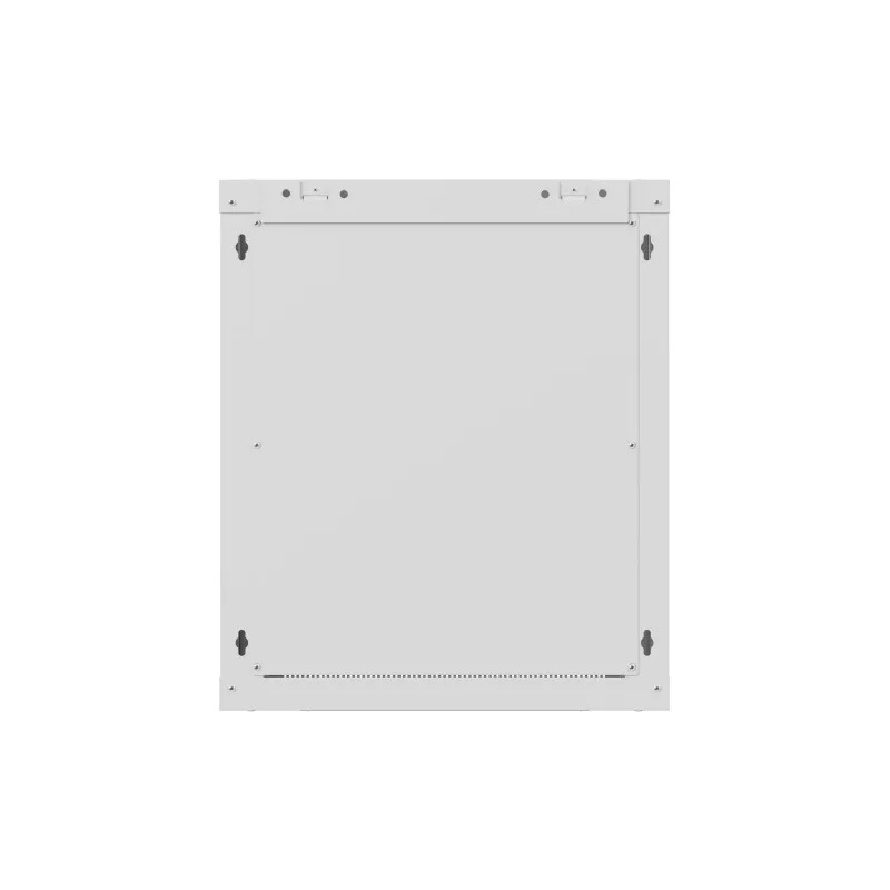 Rackkast wandmontage 19 inch 12HE 540x350 grijs glazen deur (flat pack)