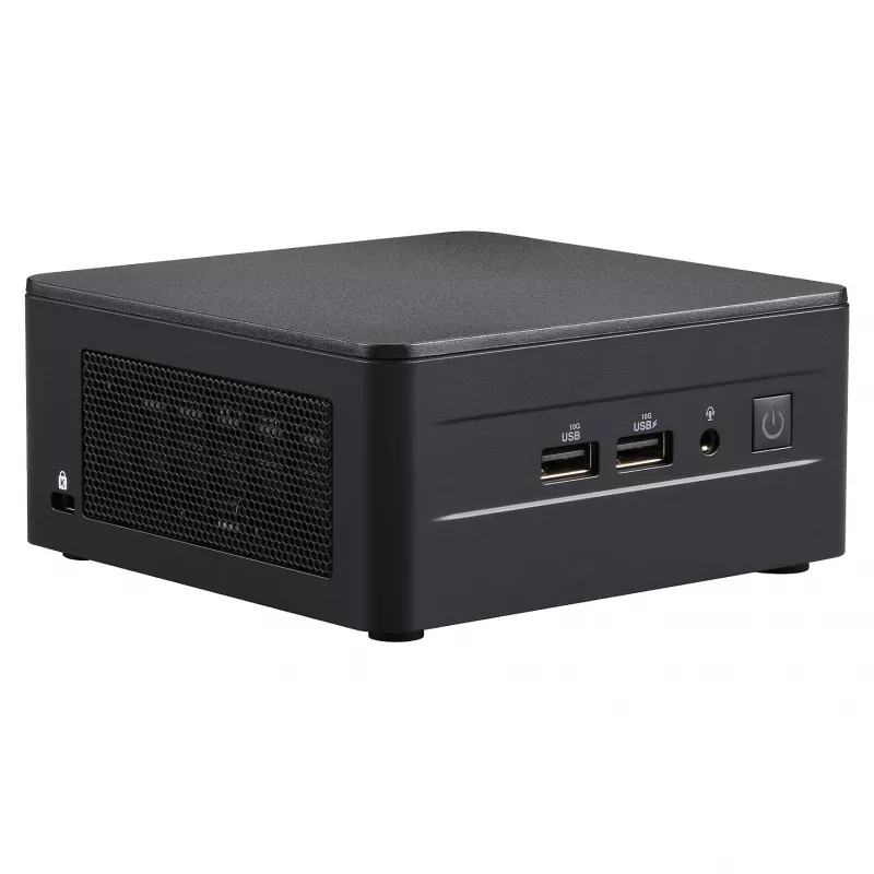 ASUS NUC 13 Pro Arena Canyon RNUC13L3Hv70000 mini-pc barebone, Intel Core i7-1370P, vPro, zonder netsnoer, zwart