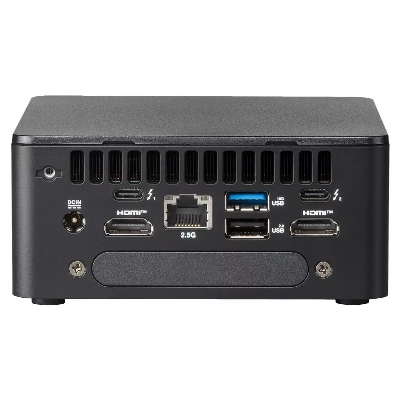 ASUS NUC 13 Pro Arena Canyon RNUC13L3Hv70000 mini-pc barebone, Intel Core i7-1370P, vPro, zonder netsnoer, zwart