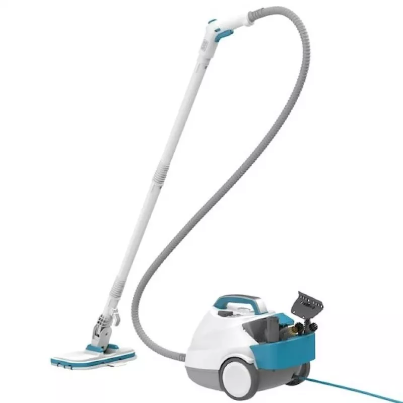 Black & Decker BHSMP2314-QS stoomreiniger cilinder-stoomreiniger 1,2 L 2300 W blauw, wit
