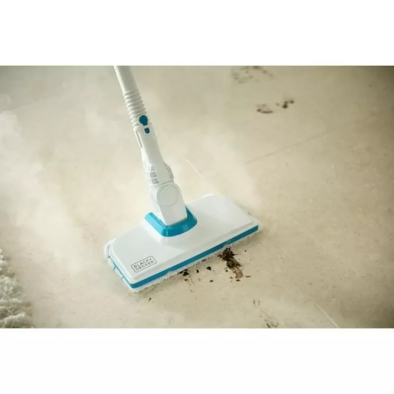 Black & Decker BHSMP2314-QS stoomreiniger cilinder-stoomreiniger 1,2 L 2300 W blauw, wit