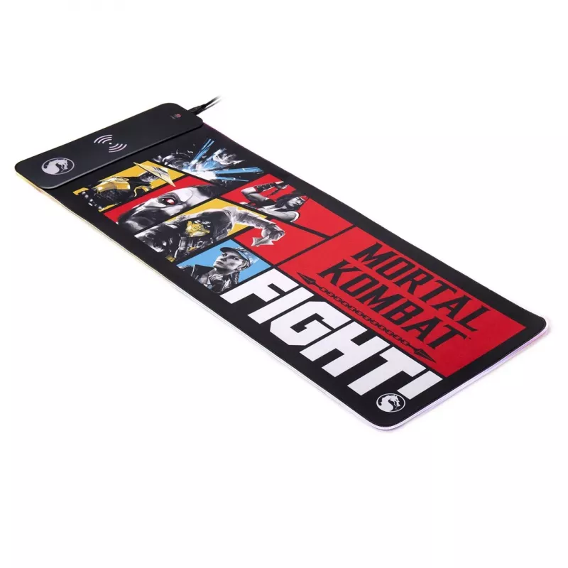 Numskull muismat Mortal Kombat + draadloos opladen 30x80cm