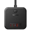 Baseus PowerCombo universeel meervoudig stopcontact binnenelement zwart