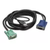 APC toetsenbord-/video-/muis-(KVM)-kabel – USB, HD-15 (VGA)