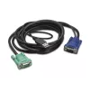 APC toetsenbord-/video-/muis-(KVM)-kabel – USB, HD-15 (VGA)