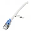 EFB RJ45-patchkabel Cat.6A S/FTP LSZH BC AWG26 afsluitbaar wit 0,5m