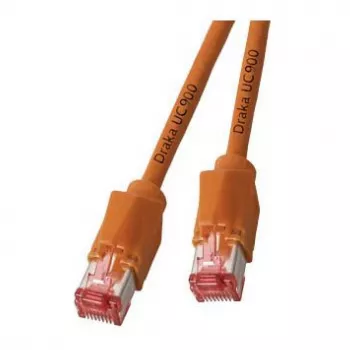 EFB RJ45-patchkabel Cat.6A S/FTP LSZH Draka UC900 TM21 oranje 0,25 m