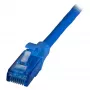 EFB RJ45-patchkabel Cat.6A U/UTP LSZH Premium 500MHz blauw 0,15m