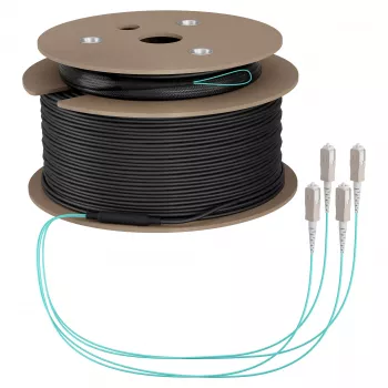 EFB trunkkabel U-DQ(ZN)BH OM3 4G (1x4) SC-SC 60m Dca LSZH