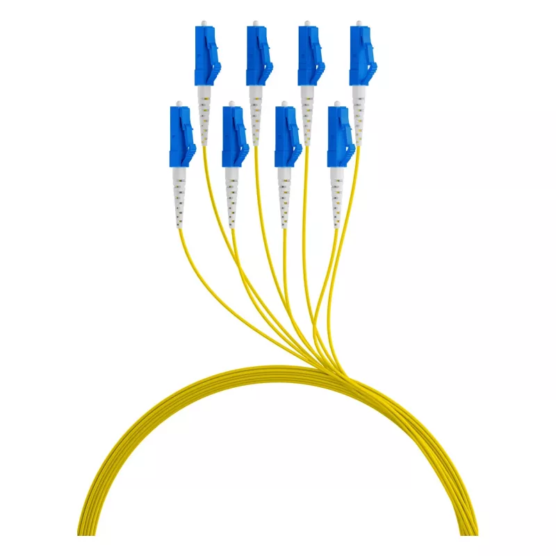 EFB trunkkabel U-DQ(ZN)BH OS2 8E (1x8) LC-LC 90m Dca LSZH G657A1