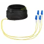 EFB trunkkabel U-DQ(ZN)BH OS2 4E (1x4) LC-LC 10m Dca LSZH G657A1