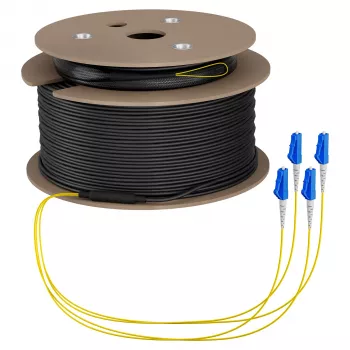 EFB trunkkabel U-DQ(ZN)BH OS2 4E (1x4) LC-LC 90m Dca LSZH G657A1