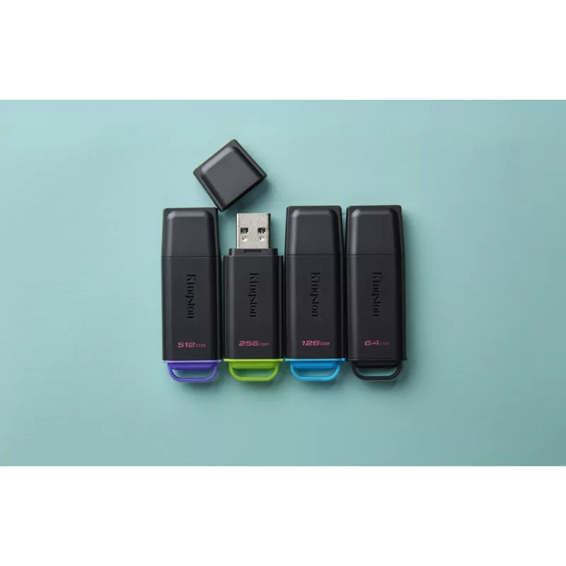 Kingston Technology DataTraveler 512GB draagbare USB 3.2 Gen 1 Exodia zwart/paars