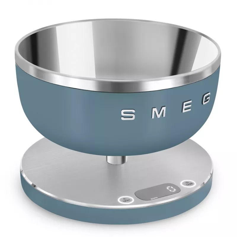 Smeg keukenweegschaal dig. KSC01SBMWW, max. 5kg, Storm Blue