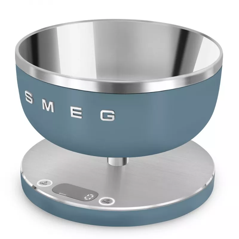 Smeg keukenweegschaal dig. KSC01SBMWW, max. 5kg, Storm Blue