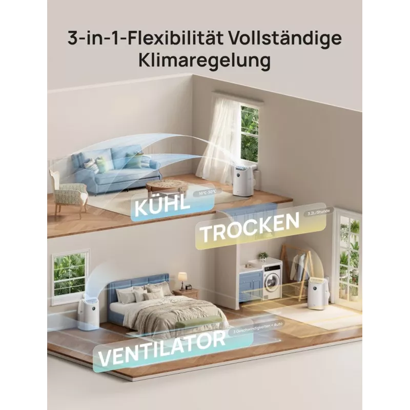 Dreo - draagbare airconditioner, AC515 - Smart (vrachtlevering)