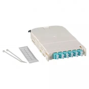 EFB Elektronik FTTH-module-inschuif voor FTTH-BGT, 12-poorts LC/APC, OS2-keramische koppelingen