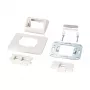 EFB multifunctionele framset met 1- en 2-poorts adapter Keystone-formaat (HDMI, USB,