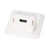 EFB multifunctionele framset met 1- en 2-poorts adapter Keystone-formaat (HDMI, USB,