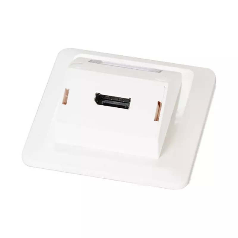 EFB multifunctionele framset met 1- en 2-poorts adapter Keystone-formaat (HDMI, USB,