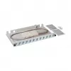 EFB lasbox grijs uitschuifbaar LC/APC OS2 12x pigtails afgesplitst & 6x duplex-koppeling