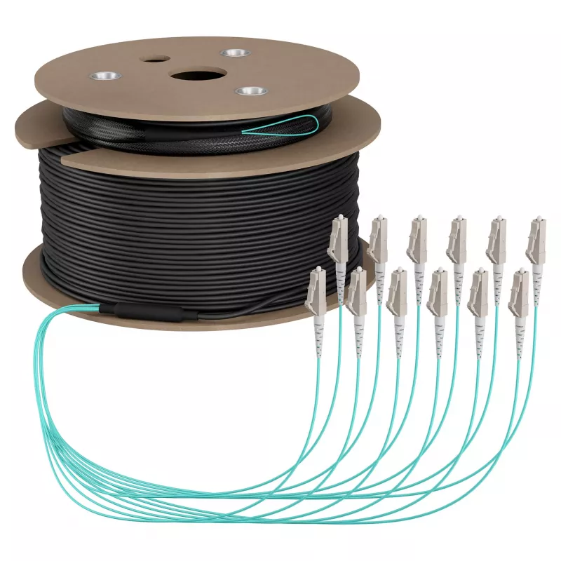 EFB trunkkabel U-DQ(ZN)BH OM3 12G (1x12) LC-LC 50m Dca LSZH